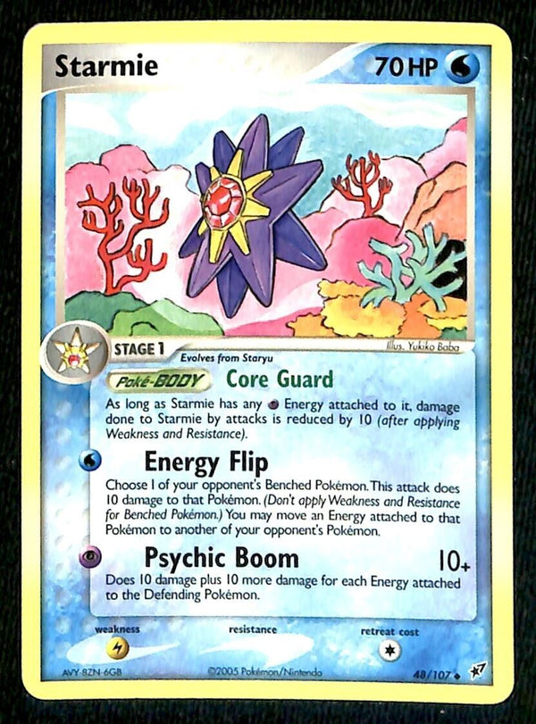 Starmie EX Deoxy NM, 48/107 Pokemon Card