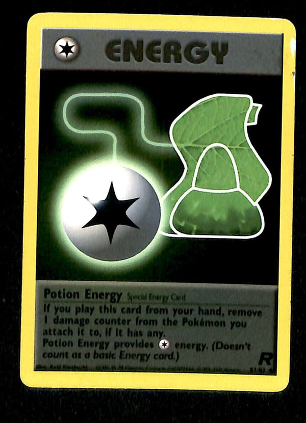 Potion Energy Team Rocket VG, 82/82 Pokemon Card.