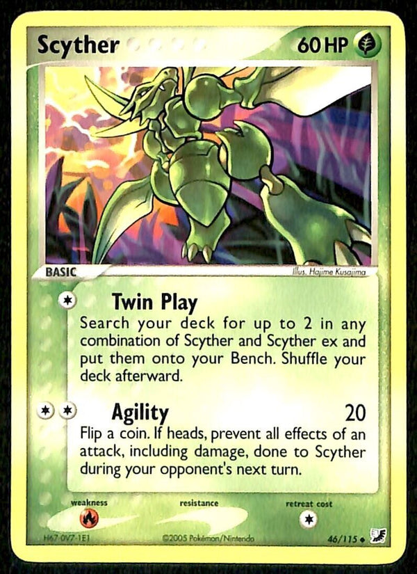 Scyther Unseen Forces NM, 46/115 Pokemon Card