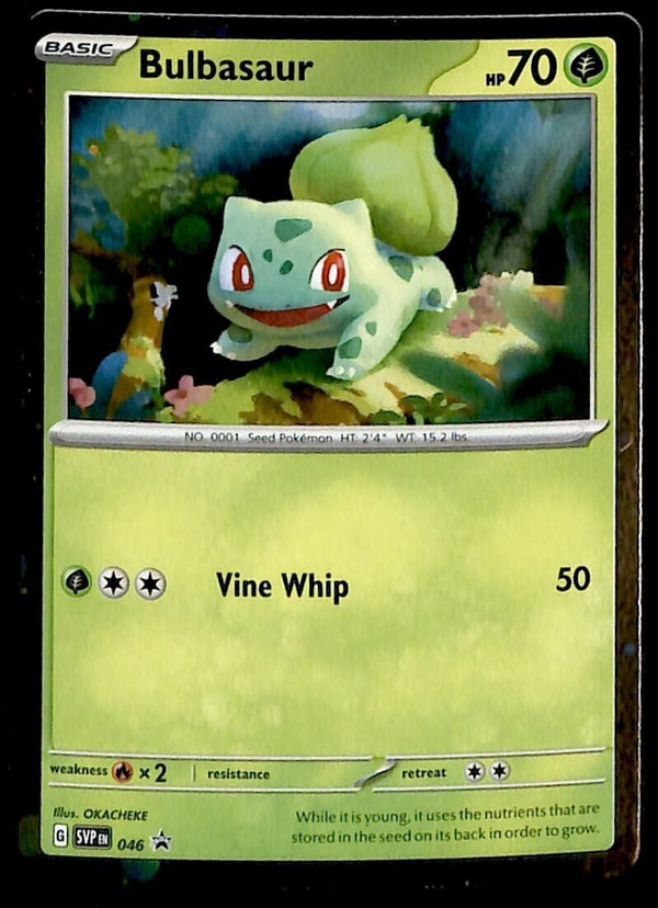 Bulbasaur Holo Black Star Promo SVP 046, NM Pokemon Card