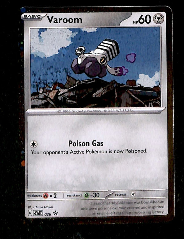 Varoom Holo Promo SVP 026, NM PokemonCard