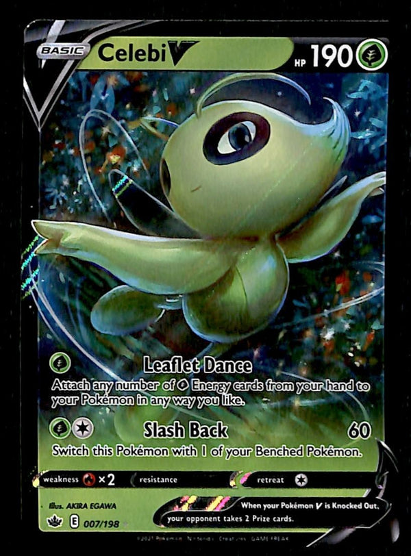 Celebi V Chilling Reign 007/198, NM Pokemon Card