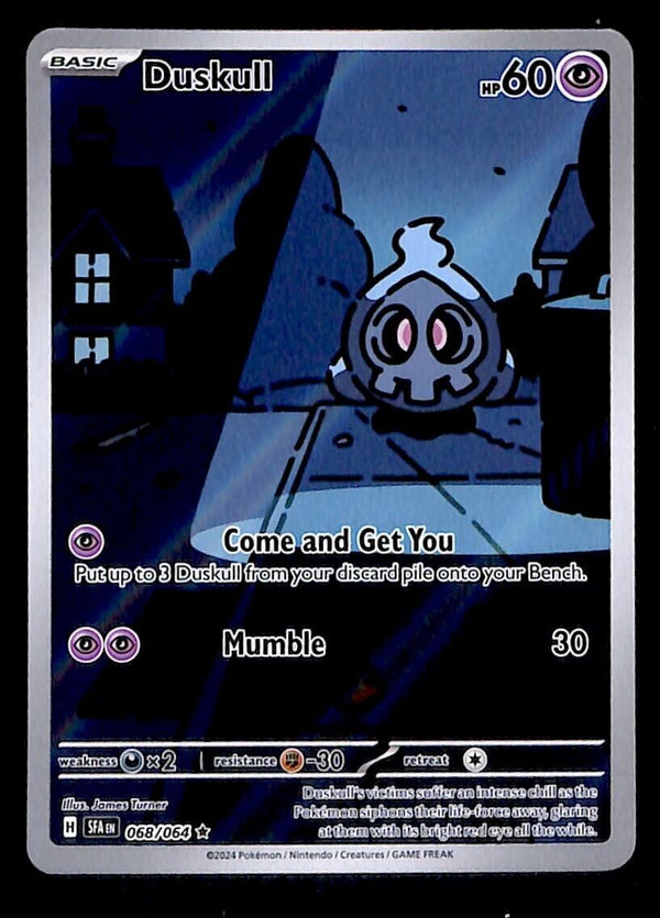 Duskull Illustration Rare Shrouded Fable 068/064, NM Pokemon Card Duskull Illustration Rare Shrouded Fable 068/064, NM Pokemon Card