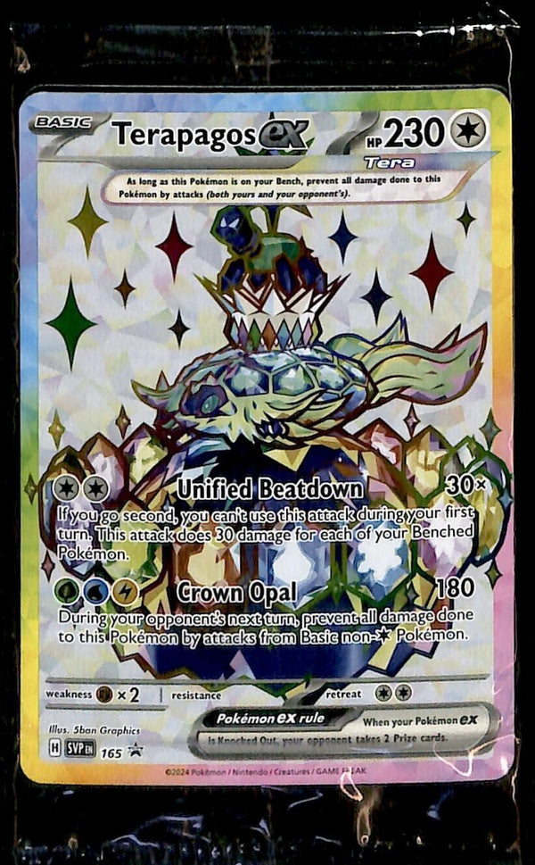 SEALED Terapagos ex Promo SVP 165, NM Pokemon Card