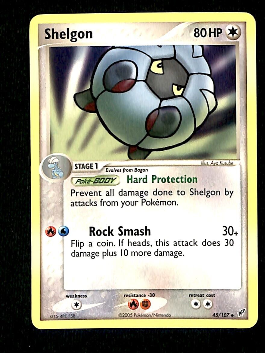 Shelgon EX Deoxy NM, 45/107 Pokemon Card