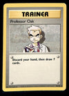 Professor Oak Base Set Unlimited Print LP, 88/102 Pokemon Card.