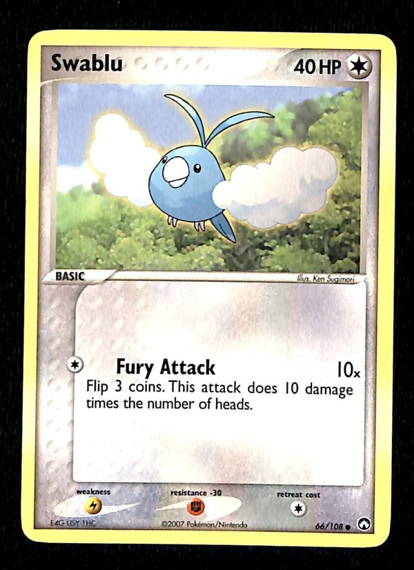 Swablu Power Keepers NM, 66/108 Pokemon Card Swablu Power Keepers NM, 66/108 Pokemon Card