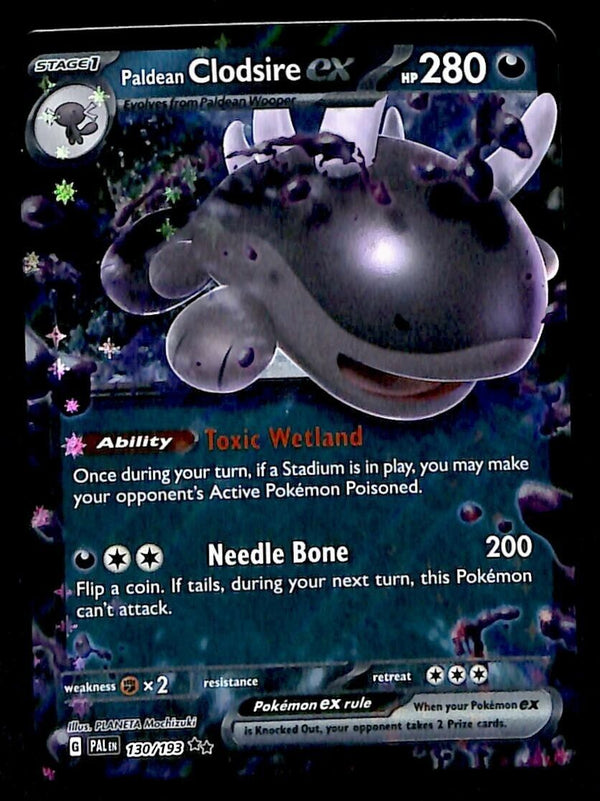 Clodsire EX Ultra Rare Paldea Evolved 130/193, NM Pokemon Card Clodsire EX Ultra Rare Paldea Evolved 130/193, NM Pokemon Card