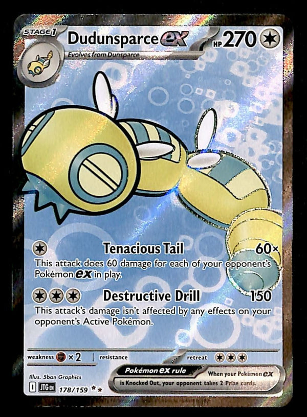 Dudunsparce ex Full Art Journey Together 178/159, NM Pokemon Card