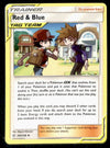 Red & Blue Trainer Tag Team Common Unified Minds 202/236, NM Pokemon Card