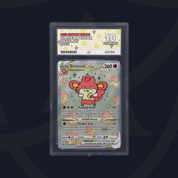 Simisear Vstar Special Art Crown Zenith GG37/GG70, ACE 10 Pokemon Card