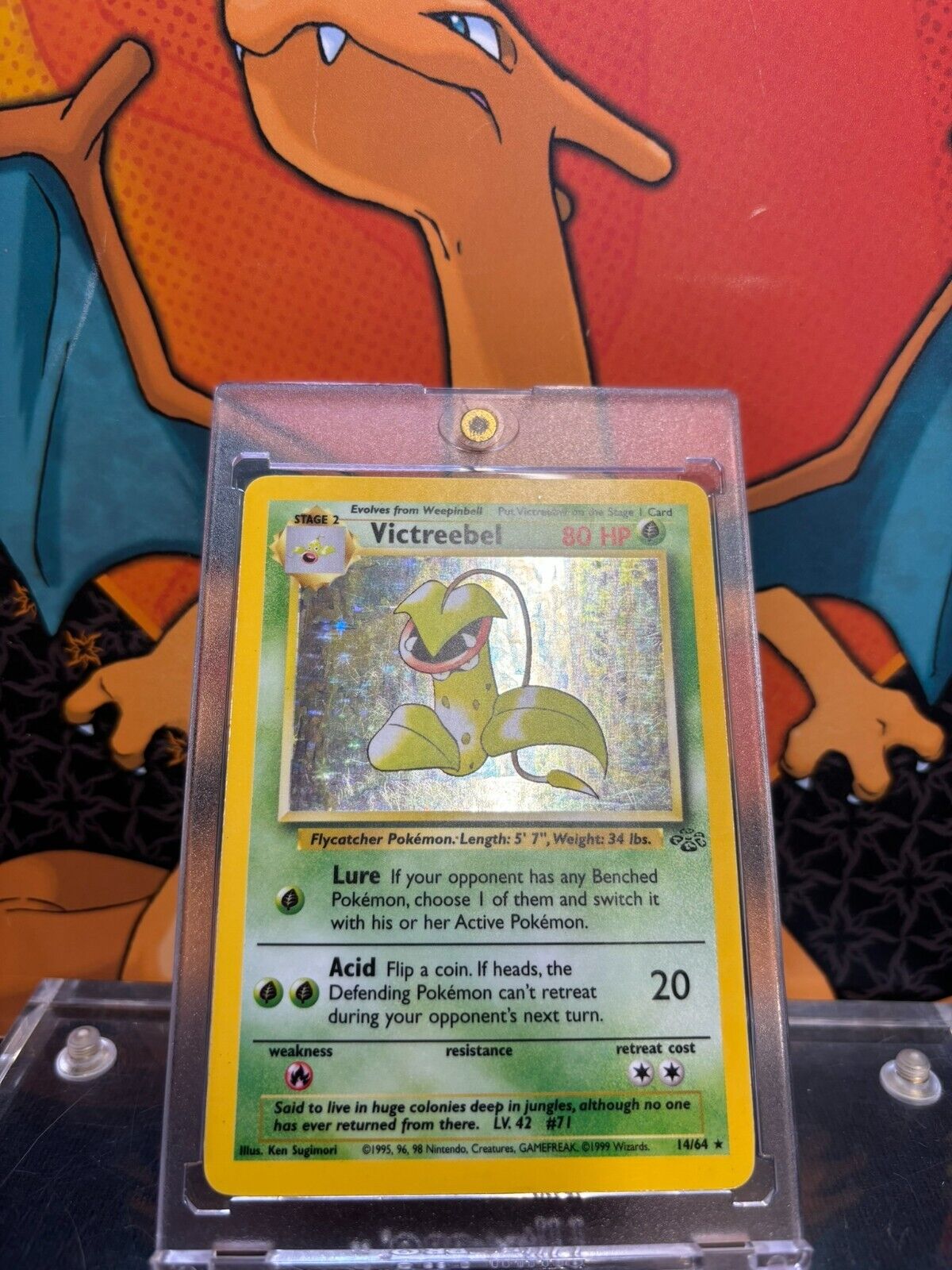 Victreebel Holo Jungle EX, 14/64 Pokemon Card