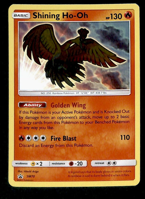 Shining Ho-OH Black Star Promo SM70 NM Pokemon Card