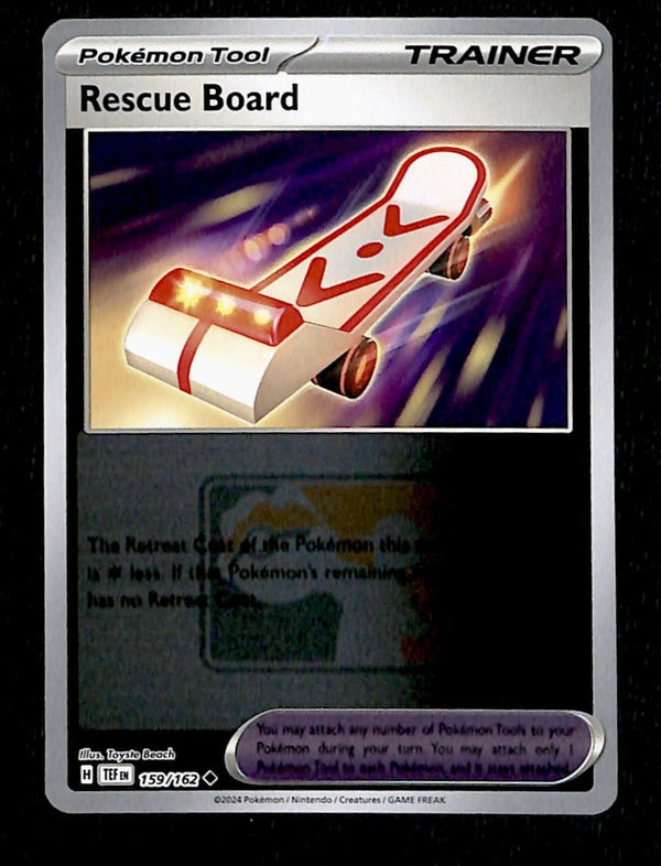 Rescue Board Play! Stamped Temporal Forces 159/162, NM Pokemon Card