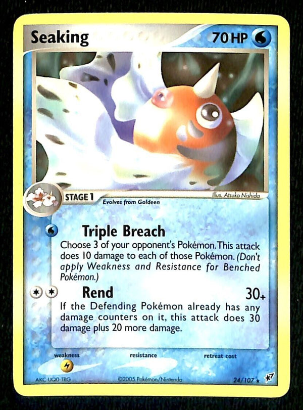 Seaking EX Deoxy NM, 24/107 Pokemon Card Seaking EX Deoxy NM, 24/107 Pokemon Card
