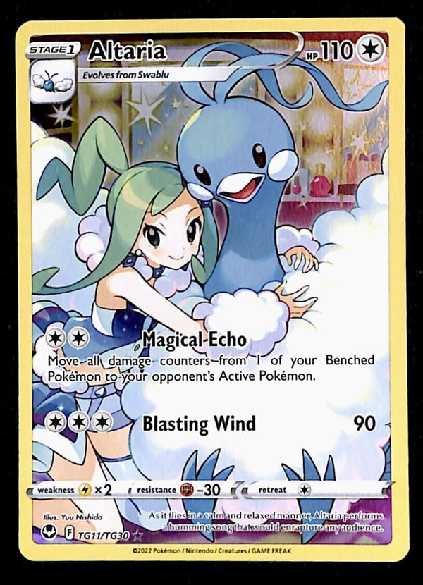 Altaria Trainer Gallery Silver Tempest TG11/TG30, NM Pokemon Card