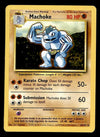 Machoke Base Set 1999 Unlimited Print LP, 34/102 Pokemon Card.