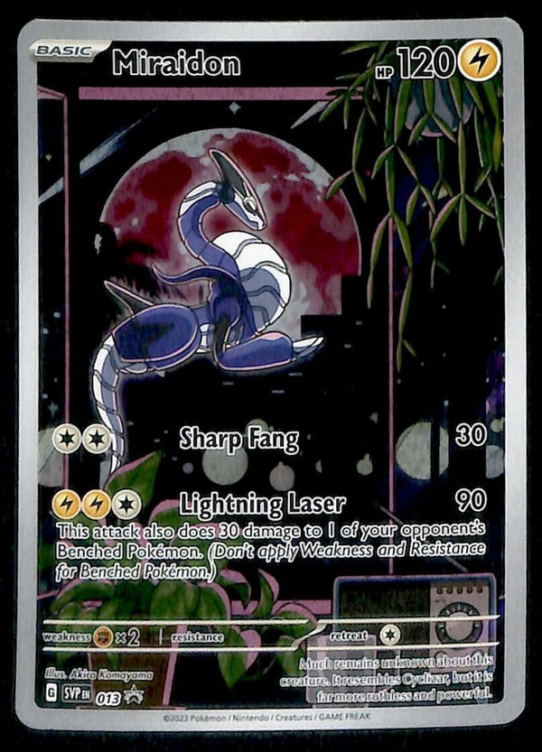 Miraidon Black Star Promo SVP 013, NM Pokemon Card