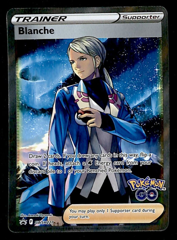 Blanche Full Art Trainer Black Star Promo SWSH227, NM Pokemon Card