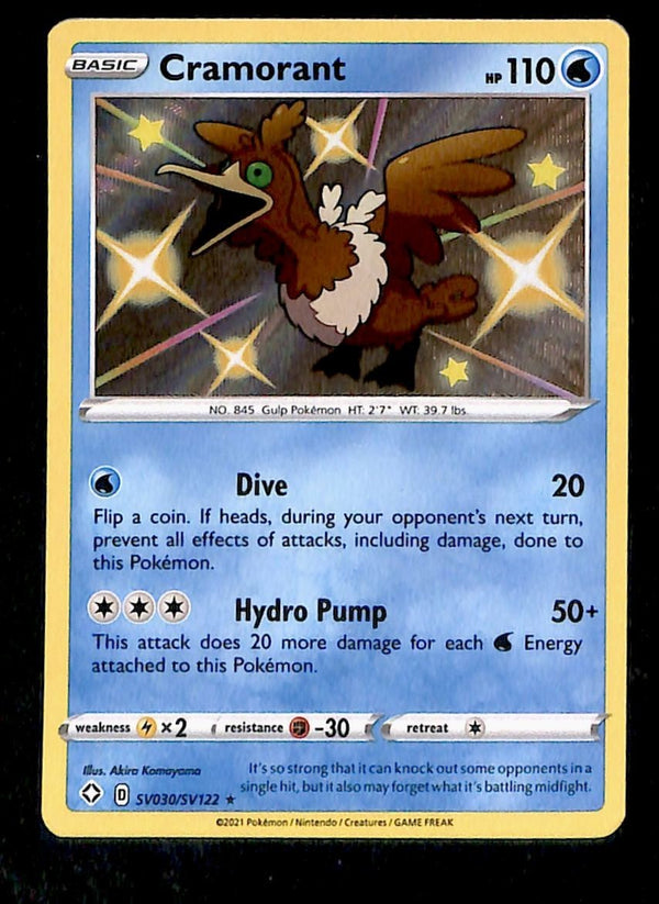 Cramorant Shiny Vault Shining Fates SV030/SV122, NM Pokemon Card