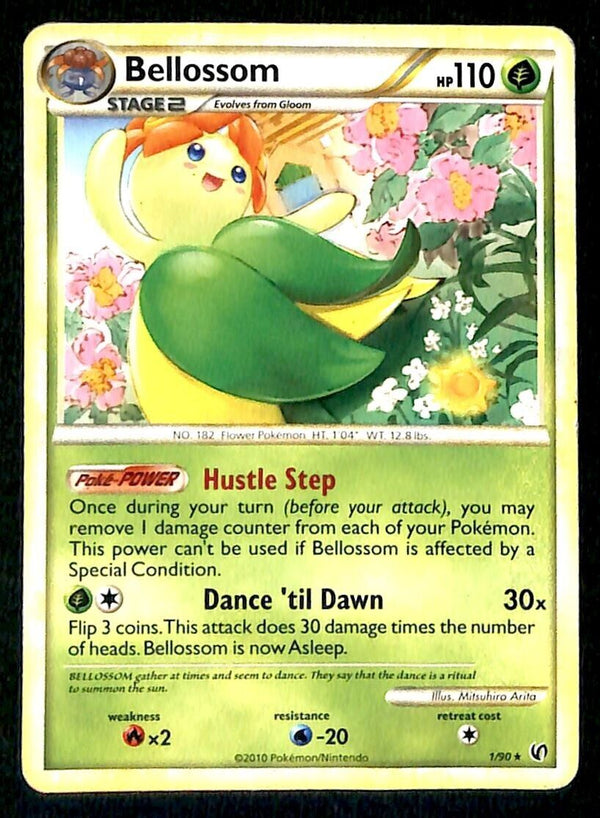 Bellossom Undaunted EX, 1/90 Pokemon Card