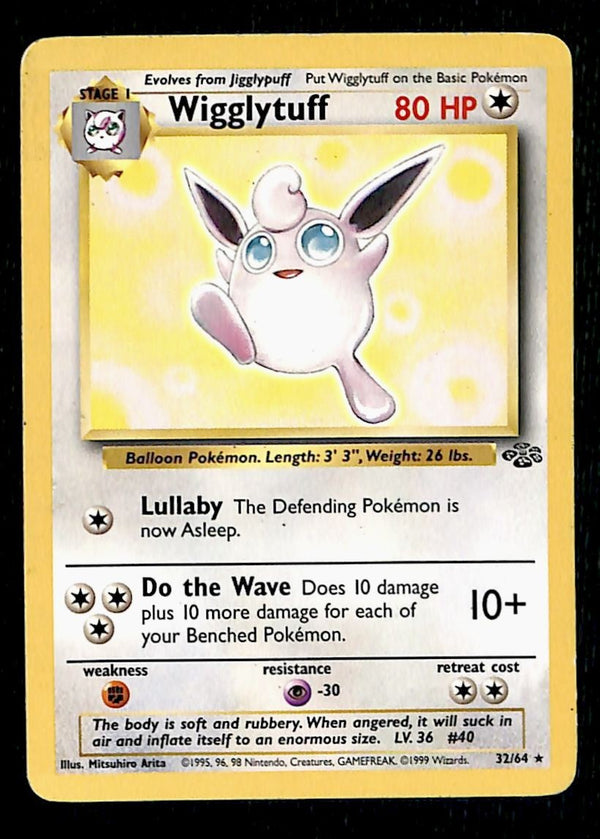 Wigglytuff Jungle LP, 32/64 Pokemon Card