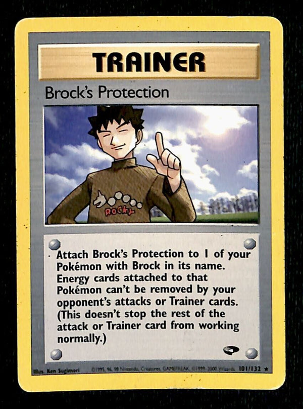 Brock's Protection Gym Challenge VG 101/132 Pokemon Card
