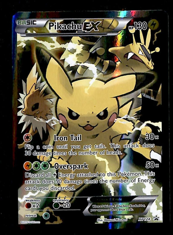 Pikachu EX Black Star Promo XY124, EX Pokemon Card