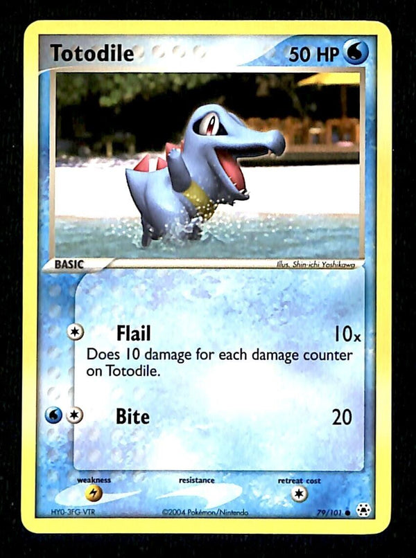 Totodile Hidden Legends NM, 79/101 Pokemon Card Totodile Hidden Legends NM, 79/101 Pokemon Card