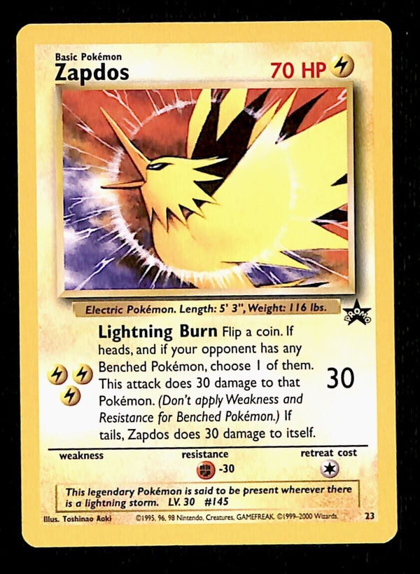 Zapdos Black Star Promo 23, NM Pokemon Card