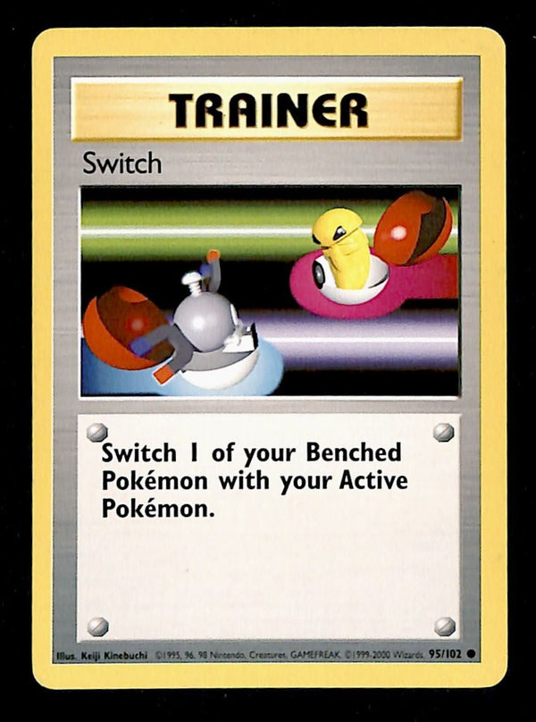 Switch Base Set 1999 - 2000 4th Print NM, 95/102 Pokemon Card.