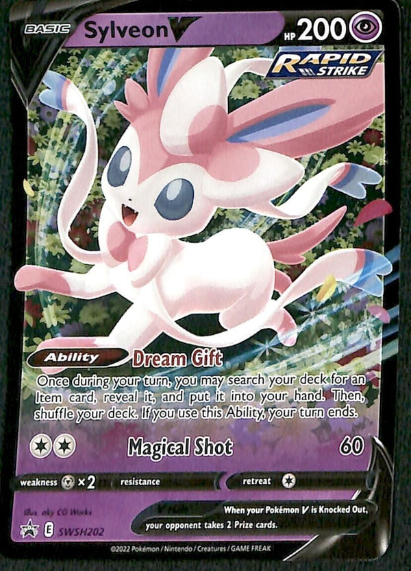 Sylveon V Promo SWSH202, NM Pokemon Card