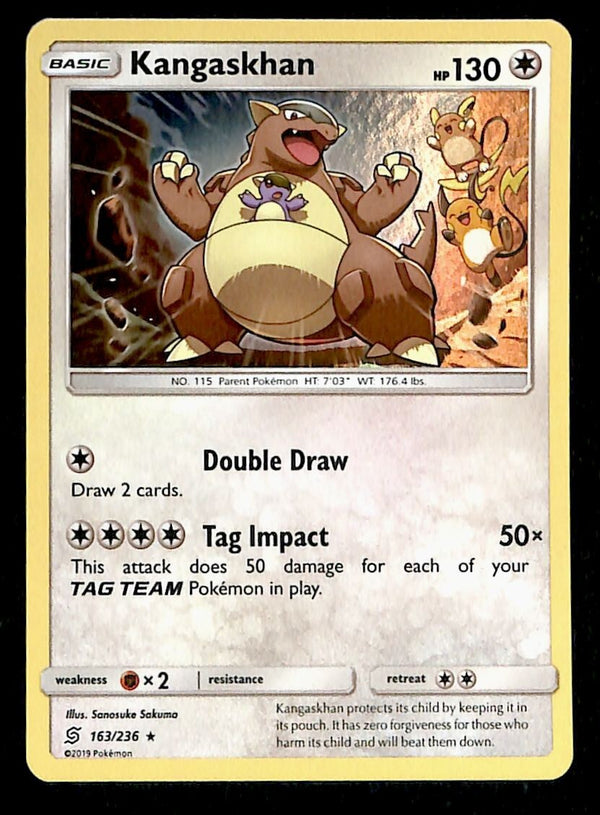 Kangaskhan Holo Unified Minds 163/236, NM Pokemon Card