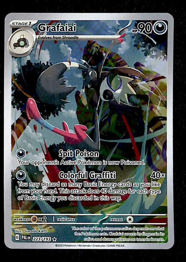 Grafaiai Special Illistration Rare Paldea Evolved 223/193, NM Pokemon Card