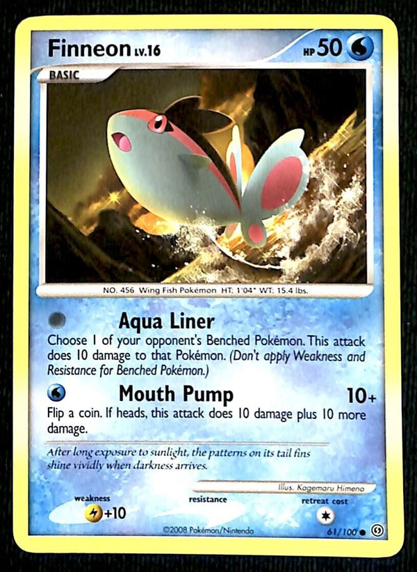 Finneon Stormfront NM, 61/100 Pokemon Card Finneon Stormfront NM, 61/100 Pokemon Card