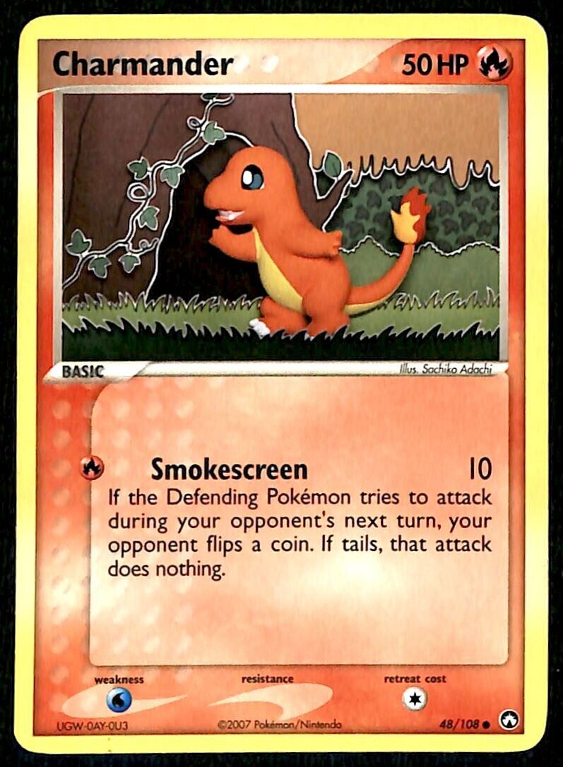 Charmander Power Keepers EX, 48/108 Pokemon Card