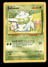 Bulbasaur Base Set 1999 Unlimited Print VG, 44/102 Pokemon Card.
