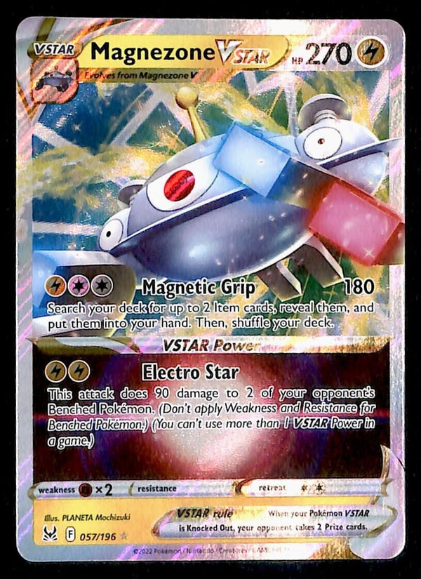 pokemon card magnezone Magnezone VSTAR Lost Origin Ultra Rare 057/196, NM Pokemon Card