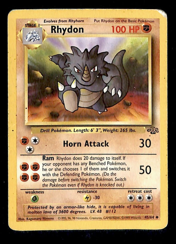 Rhydon Jungle MP, 45/64 Pokemon Card