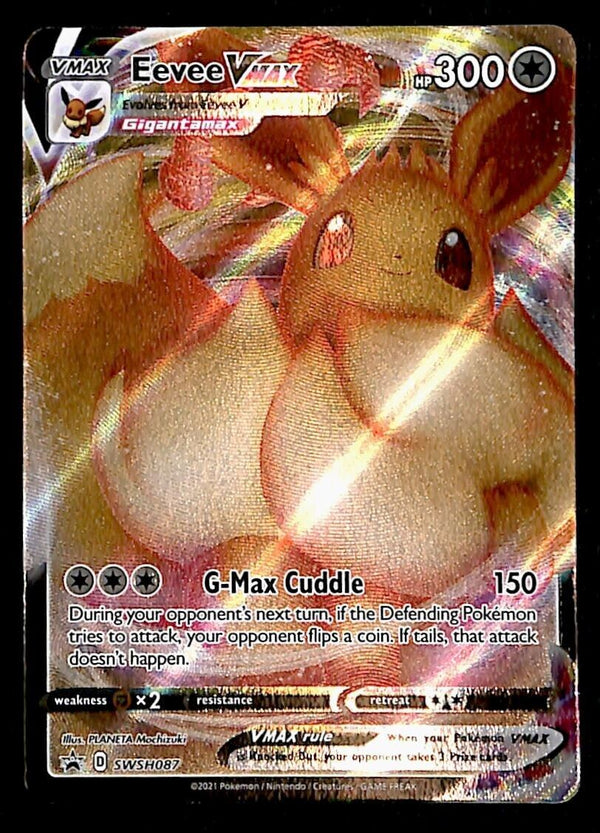 Eevee Vmax Black Star Promo SWSH087, NM Pokemon Card