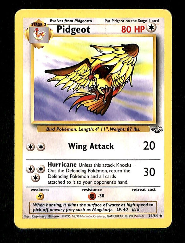 Pidgeot Jungle NM, 24/64 Pokemon Card
