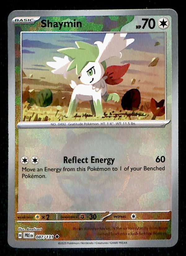 Shaymon Pokeball Prismatic Evoloutions 087/131, NM Pokemon Card