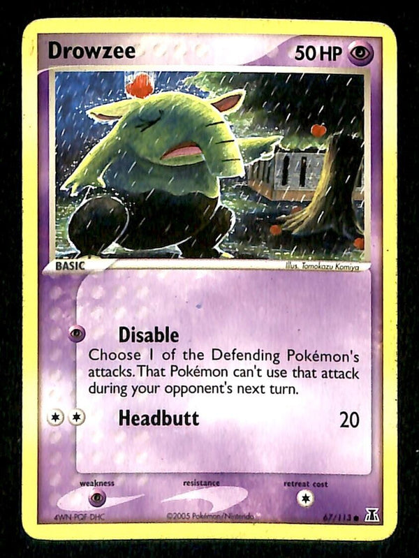 Drowzee Delta Spcies EX, 67/113 Pokemon Card