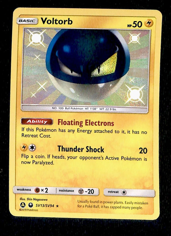 Voltorb Shiny Vault Hidden Fates SV13/SV94, NM Pokemon Card