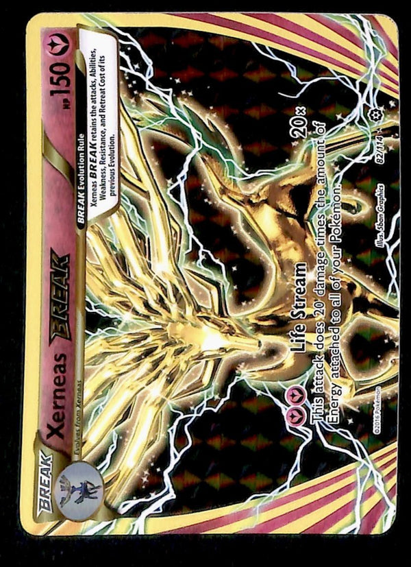 Xerneas Break Steam Siege 82/114, NM Pokemon Card