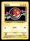 Voltorb Base Set 1999 Unlimited Print VG, 67/102 Pokemon Card.