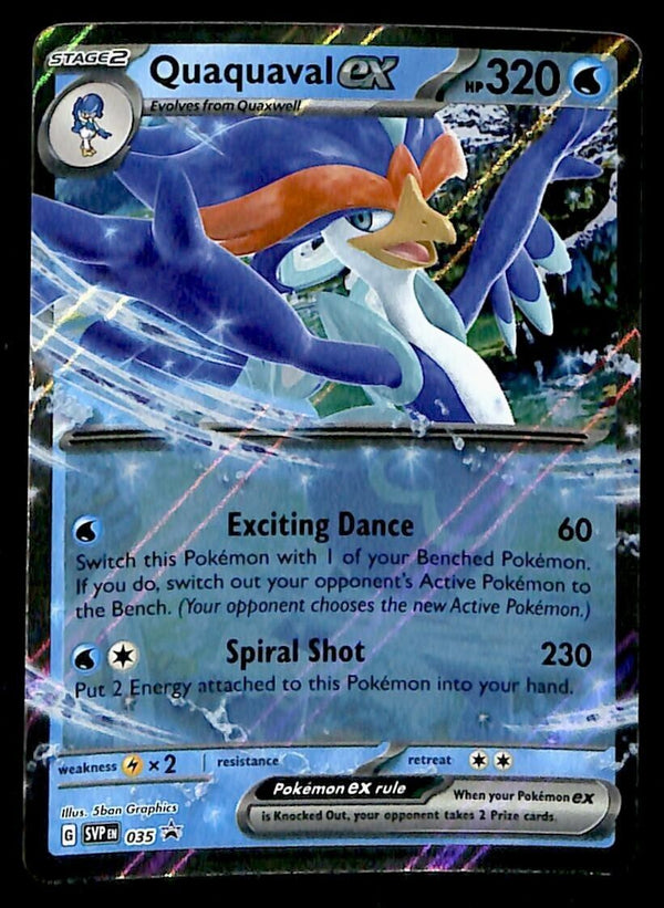 Quaquaval ex SVP 035 Promo, NM Pokemon Card