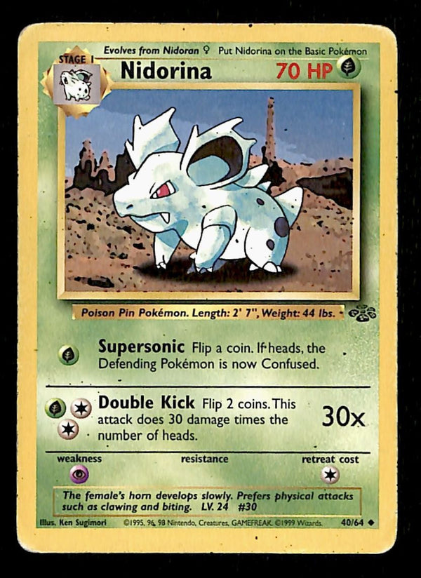 Nidorina Jungle MP, 40/64 Pokemon Card