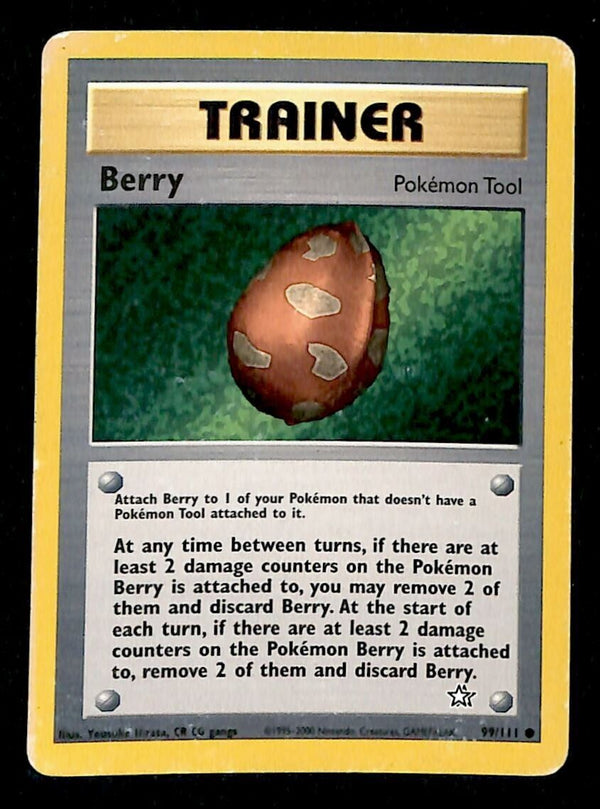 Berry Neo Genesis VG 99/111 Pokemon Card