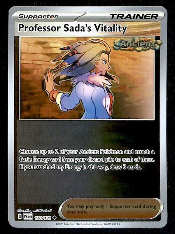 Professor Sada's Vitality Reverse Holo Prismatic Evoloutions 018/131, NM